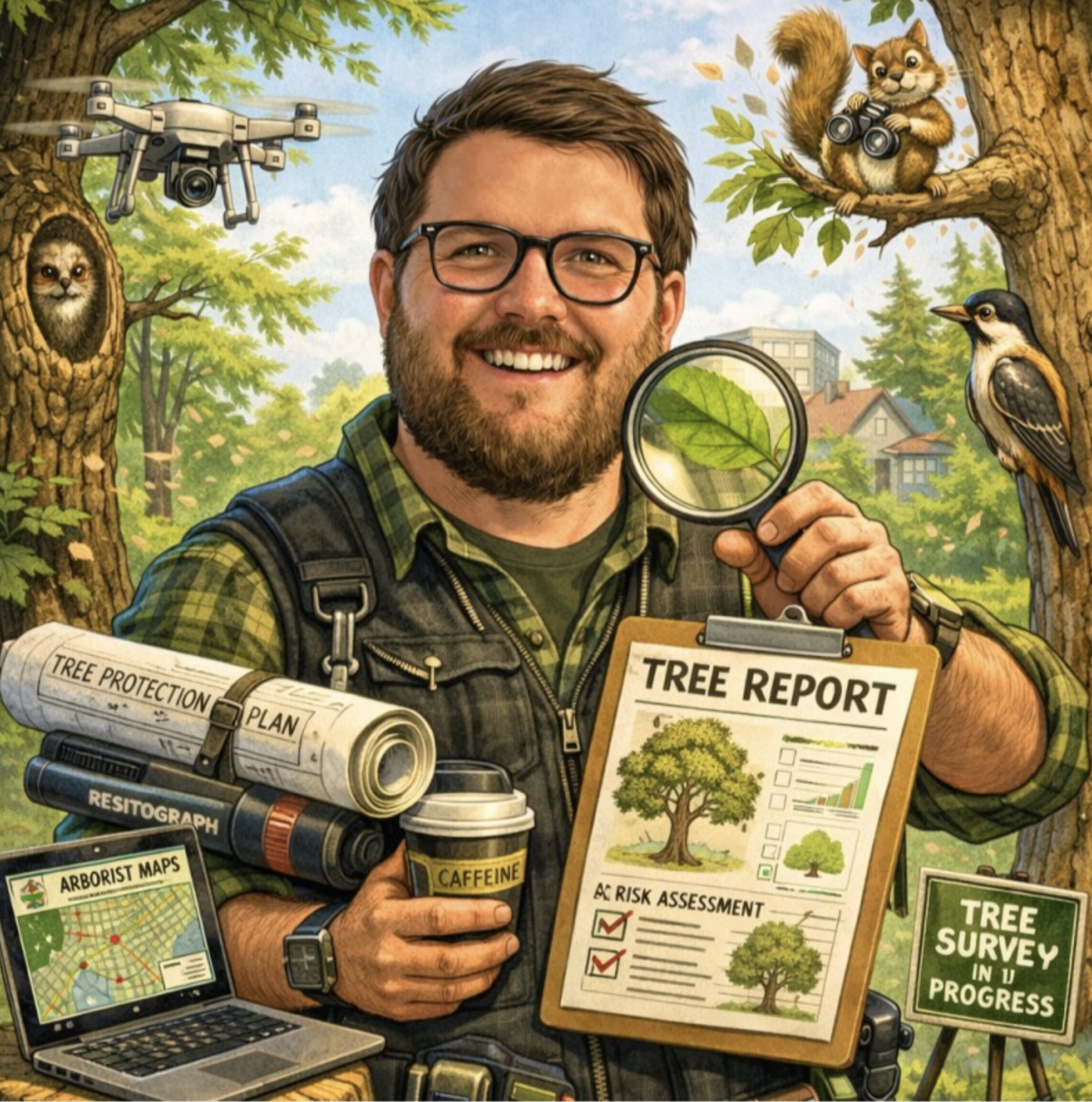 Elliott Bowerman, arboricultural consultant